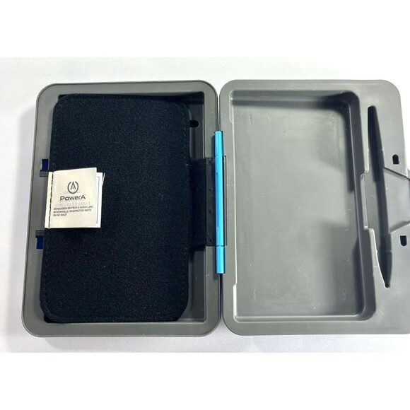 Power A Nintendo DS Blue and White Hard Shell Storage Console and Game Case - Picture 4 of 11